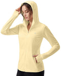 Soothfeel Women's UPF 50+ Sun Protection Hoodie Jacket Lightweight Long Sleeve Sun Shirt for Women with Pocket Hiking Outdoor