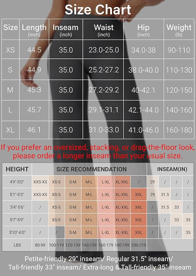 YEOREO Workout Leggings Womens No Front Seam Straight Leggings 29"/ 31.5"/ 33"/ 35" High Waist Buttery Eddiy Gym Yoga Pants