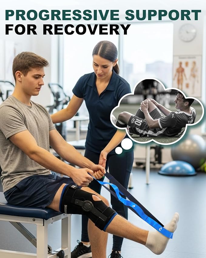 Trideer Stretching Straps with Loops, Non-Elastic Yoga Straps for Stretching, Durable Nylon Exercise Bands with Loops for Physical Therapy Flexibility, Yoga,Hamstring Leg Stretcher with Guidance