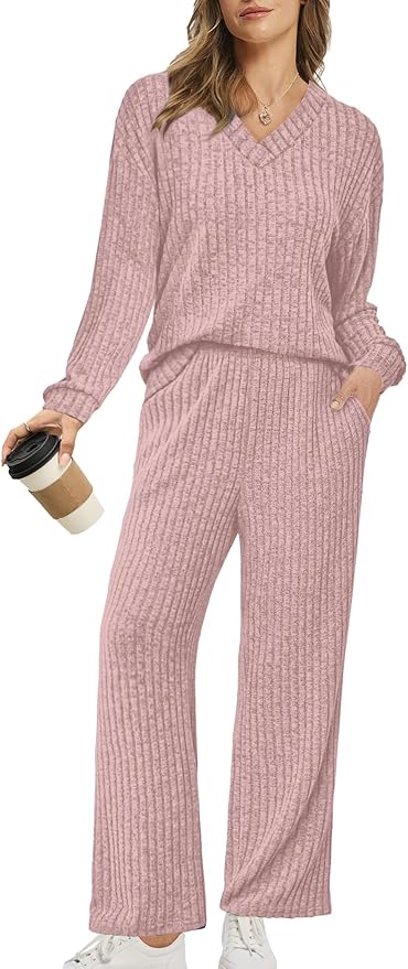 RUMIA Lounge Sets for Women 2026 Vacation Matching Track Suits Sweater Fall Outfits (S-2XL)