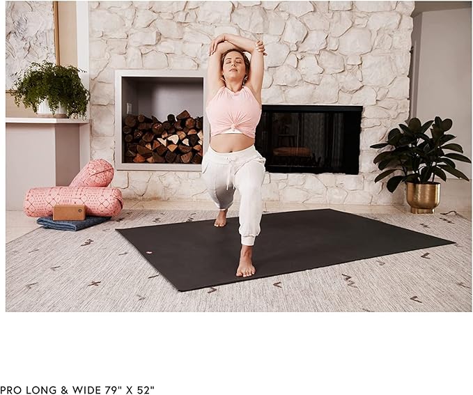 Manduka PRO Yoga Mat – Premium 6mm Thick Mat, High Performance Grip, Ultra Dense Cushioning for Support and Stability in Yoga, Pilates, Gym and Any General Fitness