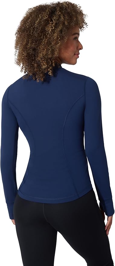 Yogalicious Womens Ultra Soft Lightweight Full Zip Yoga Jacket with Pockets