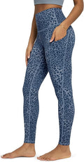 ODODOS Women's High Waisted Yoga Leggings with Pockets, Tummy Control Non See Through Workout Athletic Running Yoga Pants