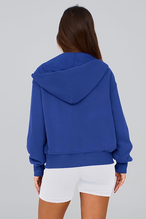 PRETTYGARDEN Hoodies for Women Sweatshirt Zip Up Hoodie Fall Fashion 2026 Trendy Long Sleeve Jackets Winter Clothing Outfits
