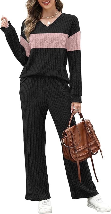RUMIA Lounge Sets for Women 2026 Vacation Matching Track Suits Sweater Fall Outfits (S-2XL)
