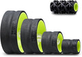 Back Roller Wheel - 5 Pack Yoga Foam Roller for Physical Therapy & Back Stretcher, Deep Tissue Massage for Pain Relief & Stretching | Green.