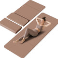 Foldable Yoga Mat - 10mm Extra Thick, 75"26" Non-Slip Exercise Fitness Mat | SGS Eco-Certified, Portable for Yoga/Pilates/Studio/Home Workout
