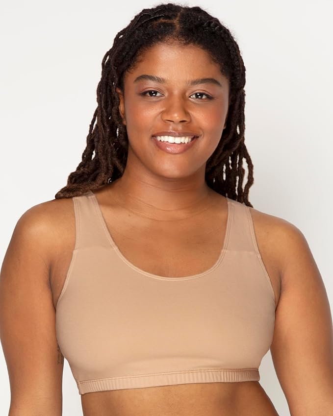Fruit of the Loom Women's Cotton Tank Bra for Women - Ultimate Comfort & Breathable Fit