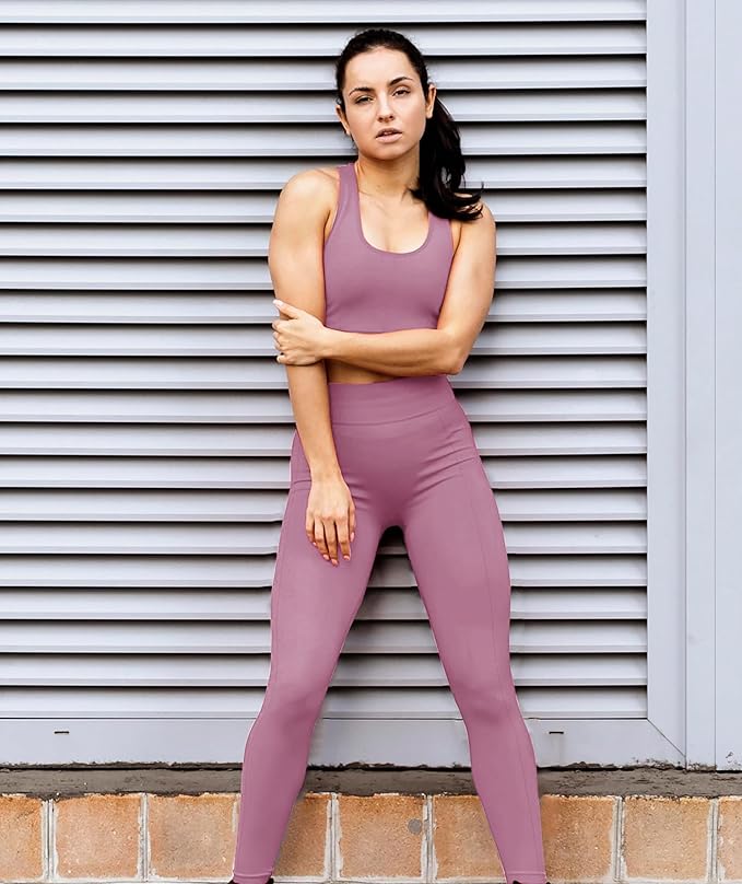 High Waisted Leggings for Women - Soft Athletic Tummy Control Yoga Pants for Cycling Dance Tights