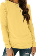 AUTOMET Women‘s Basic Long Sleeve Crewneck, Plus Size Winter & Spring Top, Casual Fall Tee for Teacher & Everyday Outfits