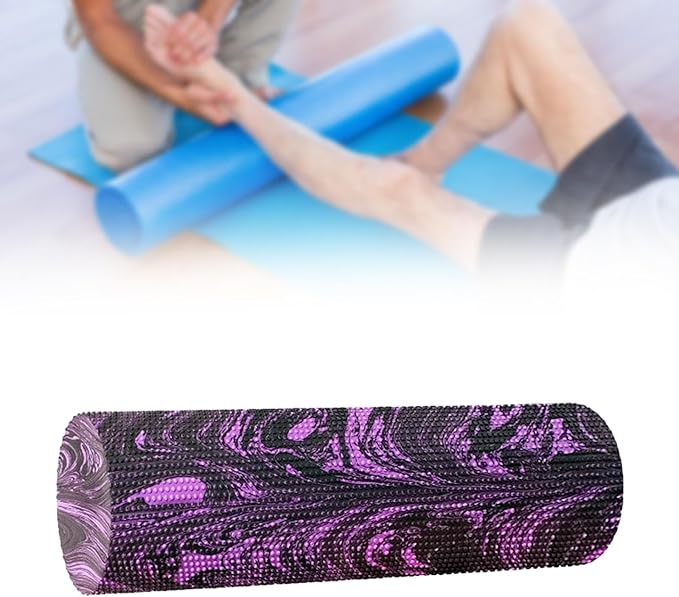 kowaku Column Roller Round Foam Roller Massage Tool Block Roller for Waist Back Stretching Workout Fitness