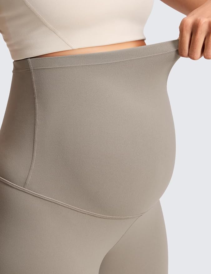 CRZ YOGA Butterluxe Maternity Leggings 25" - Over The Belly Buttery Soft Workout Activewear Yoga Womens Pregnancy Pants