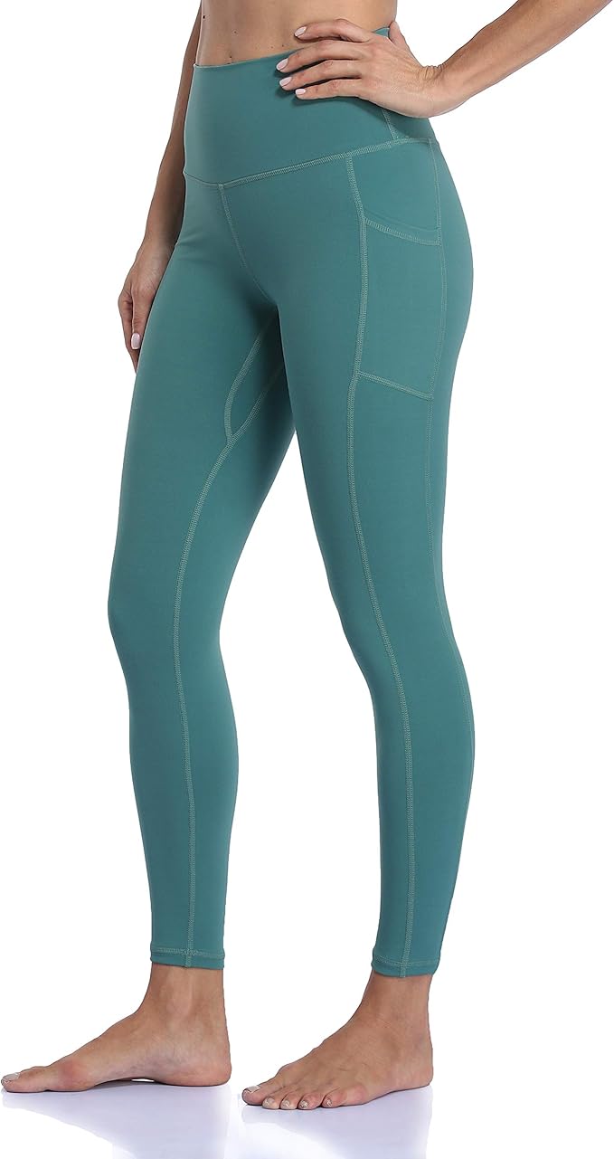 Colorfulkoala Women's High Waisted Yoga Pants 7/8 Length Leggings with Pockets