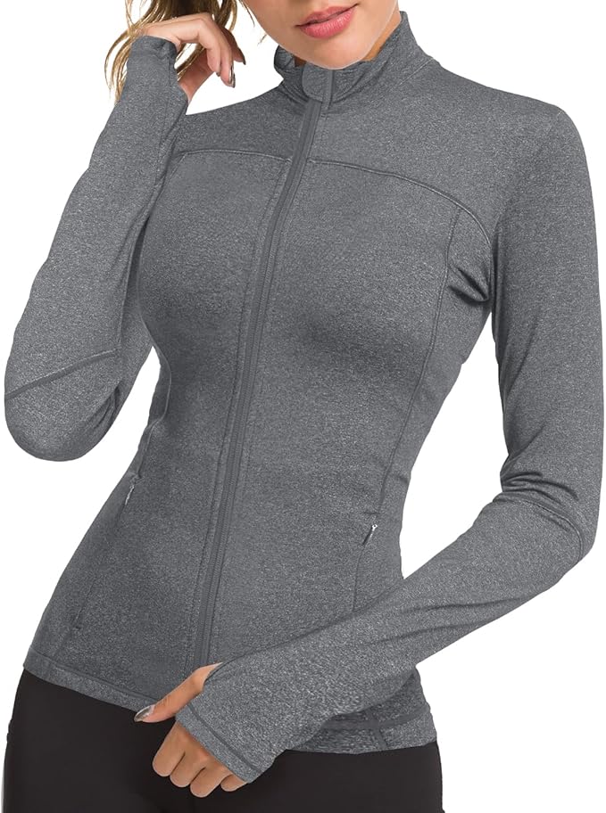 GYM RAINBOW Workout Jackets for Women Athletic Jacket Spring Running Yoga Jackets