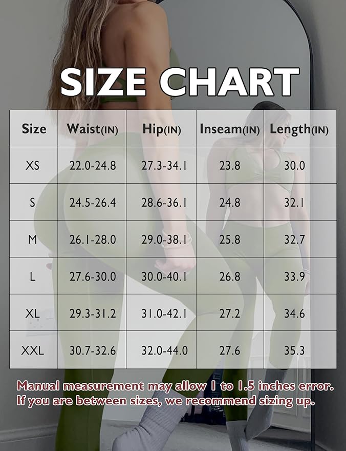 Ieumaz Scrunch Butt Lifting Leggings for Women Gym Seamless Workout Leggings Mid Low Waist Tummy Control Yoga Pants