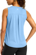 G Gradual Workout Tank Top for Women Sleeveless Athletic Yoga Tops High Neck Quick Dry Running Tennis Sports Shirts for Women