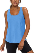 WIHOLL Women's Workout Tank Tops Sleeveless Athletic Racerback for Gym Yoga Running - Summer Fitness Tops Scoop Neck (S-XXL)