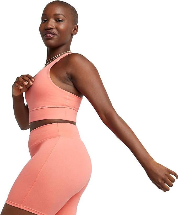 Hanes Womens Hanes Originals Women's Longline Sports Bra