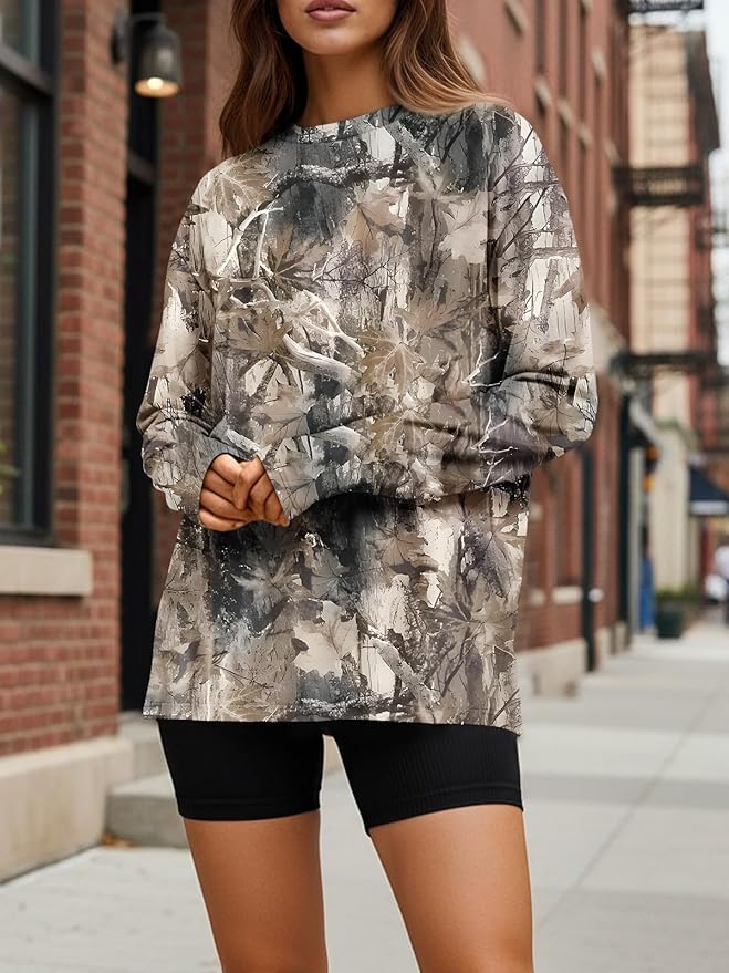 Trendy Queen Womens Spring Tops Oversized Long Sleeve T Shirts 2026 Basic Tee Fall Casual Workout Y2K Clothes
