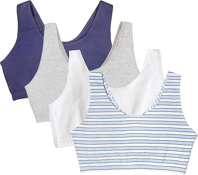 Fruit of the Loom Women's Built Up Tank Style Sports Bra Value Pack