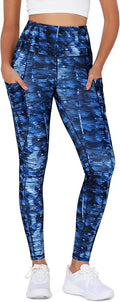 ODODOS Women's High Waisted Yoga Leggings with Pockets, Tummy Control Non See Through Workout Athletic Running Yoga Pants