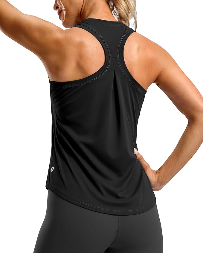 G Gradual Women's Workout Tank Tops Racerback Athletic Yoga Tops Loose Fit Sleeveless Running Gym Sports Shirts for Women