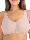 Fruit of the Loom Women's 96014PK Comfort Cotton Blend Front Close Sports Bra 2 Pack