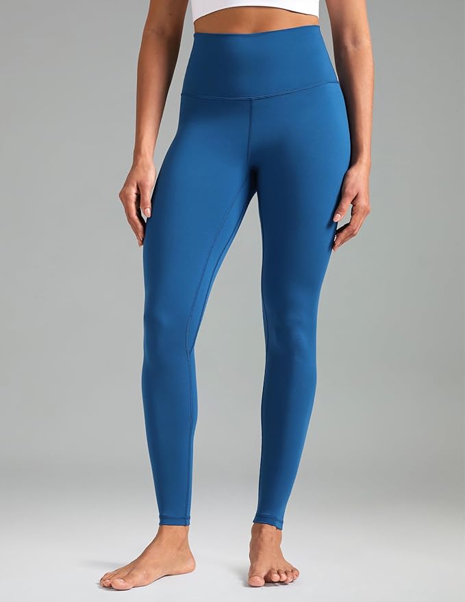 Colorfulkoala Women's High Waisted Tummy Control Workout Leggings 7/8 Length Ultra Soft Yoga Pants 25"