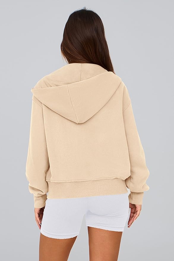 PRETTYGARDEN Hoodies for Women Sweatshirt Zip Up Hoodie Fall Fashion 2026 Trendy Long Sleeve Jackets Winter Clothing Outfits