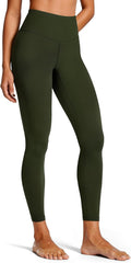 Colorfulkoala Women's High Waisted Tummy Control Workout Leggings 7/8 Length Ultra Soft Yoga Pants 25"