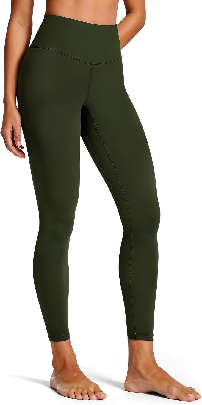 Colorfulkoala Women's High Waisted Tummy Control Workout Leggings 7/8 Length Ultra Soft Yoga Pants 25"
