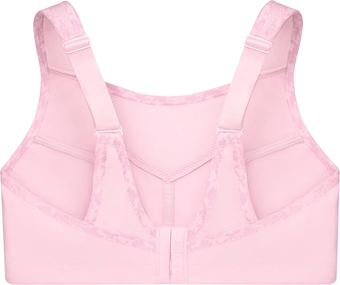Full Figure Plus Size No-Bounce Camisole Sports Bra Wirefree #1066