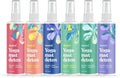 ASUTRA Yoga Mat Cleaner Spray Variety Pack (All Scents), 4 fl oz (Pack of 6) - No Slippery Residue, Organic Essential Oils, Deep-Cleansing for Fitness Gear & Gym Equipment, Microfiber Towels Included