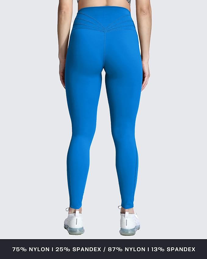 Aoxjox High Waisted Workout Leggings for Women Trinity Yoga Pants 26.5"