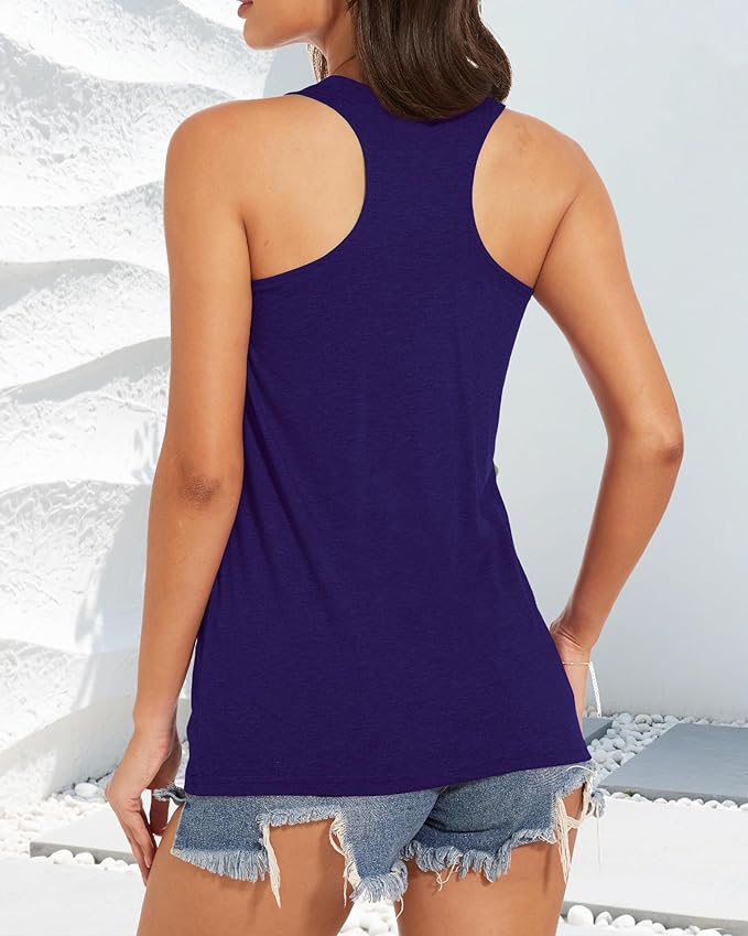 JILUVIN Tank Tops for Women Racerback Summer Sleeveless Casual Graphic Basic Top Shirts 2026
