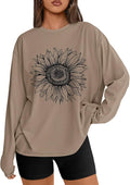 Trendy Queen Womens Spring Tops Oversized Long Sleeve T Shirts 2026 Basic Tee Fall Casual Workout Y2K Clothes