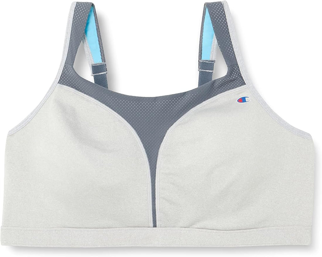 Champion Womens Women's Sports Bra, High-Impact, Maximum Support, Breathable, Moisture Wicking