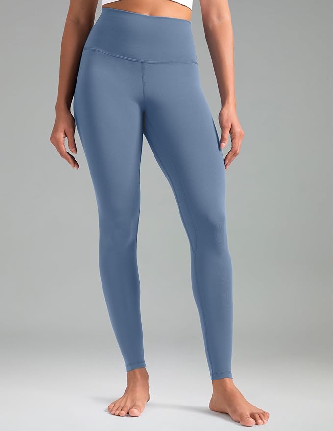 Colorfulkoala Women's High Waisted Tummy Control Workout Leggings Full Length Ultra Soft Yoga Pants 28"