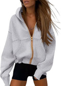 PRETTYGARDEN Hoodies for Women Sweatshirt Zip Up Hoodie Fall Fashion 2026 Trendy Long Sleeve Jackets Winter Clothing Outfits