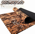 Deluxe Cork Yoga Mat – Gold, Coffee or Vegan Leather Cork Surface & Natural Rubber Base – Premium Natural & Eco Friendly Materials – Includes Signature Handmade Boho Bag