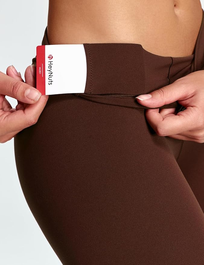 HeyNuts Yoga Pro Leggings 25'', Light to Medium Support, Buttery Soft 7/8 Lounge Yoga Pants