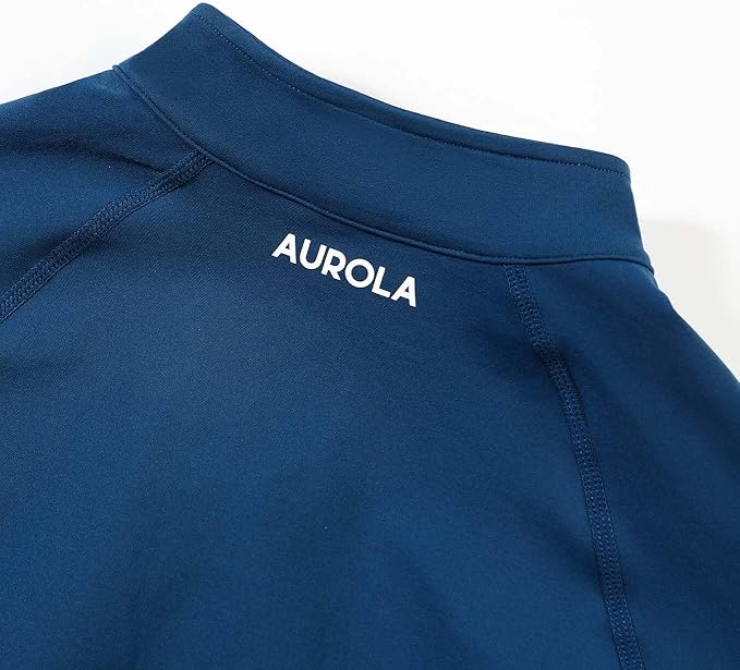 AUROLA Influence Athletic Workout Jacket for Women, Lightweight Slim Fit Full Zip Running Yoga Sports Jacket with Thumb Holes