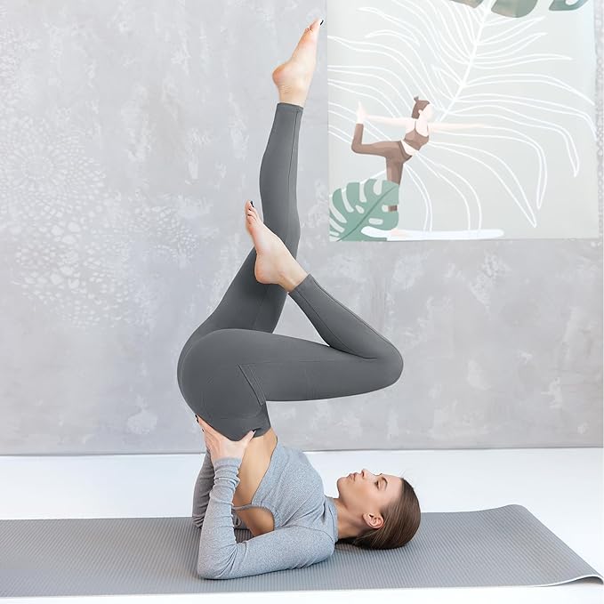 Walifrey Leggings with Pockets for Women, High Waisted Buttery Soft Womens Leggings for Gym Yoga Workout
