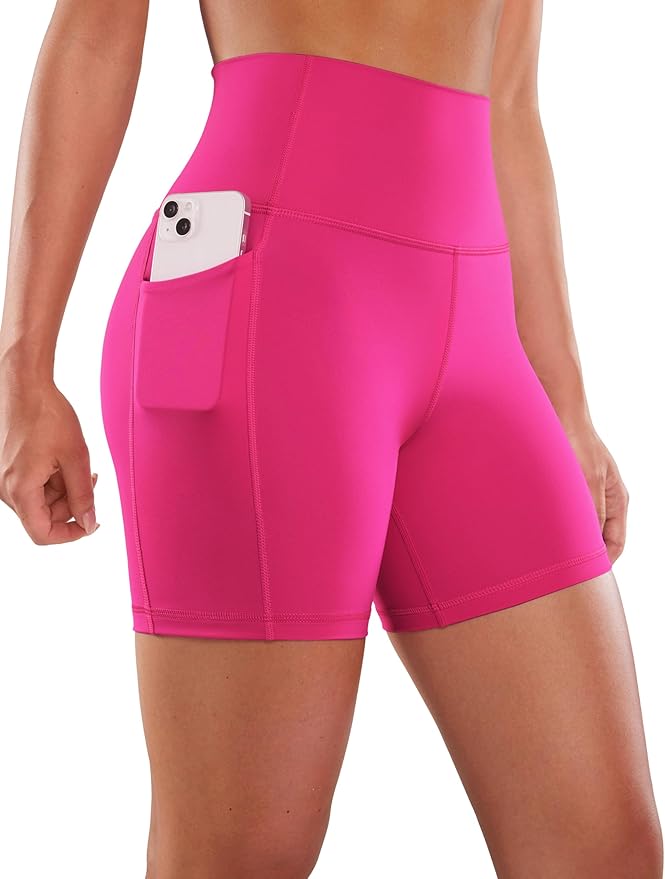 CRZ YOGA Women's Hugged Feeling Compression Leggings - Thick High Waisted Workout Leggings 25"