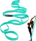 Premium Durable Stretch Straps with Loops, Stretching Strap for Physical Therapy, Multi-Loop Yoga Strap Fitness Exercise Strap for Yoga, Pilates, Dance, Flexibility&Exercise