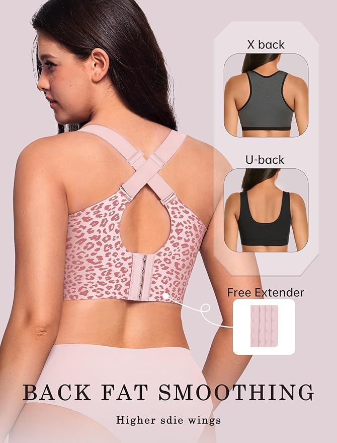 OEAK Womens Wireless Jelly Bra Plus Size Supportive Seamless Bras Full Coverage Push Up Comfortable No Underwire Tshirt Bras