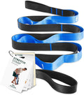 Trideer Stretching Straps with Loops, Non-Elastic Yoga Straps for Stretching, Durable Nylon Exercise Bands with Loops for Physical Therapy Flexibility, Yoga,Hamstring Leg Stretcher with Guidance
