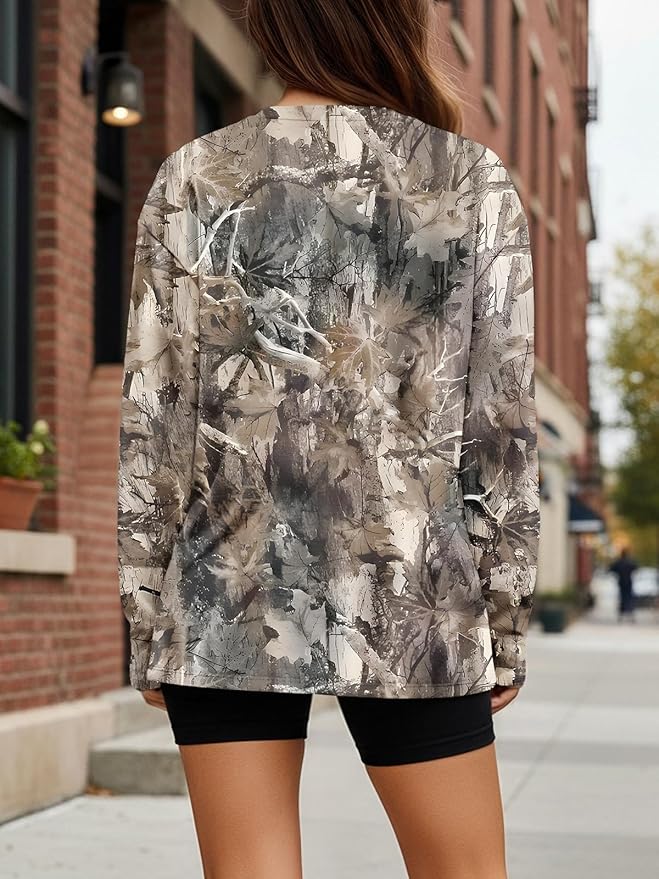 Trendy Queen Womens Spring Tops Oversized Long Sleeve T Shirts 2026 Basic Tee Fall Casual Workout Y2K Clothes