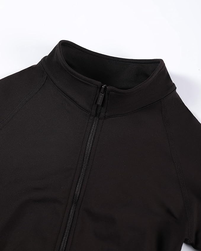 AUROLA Influence Athletic Workout Jacket for Women, Lightweight Slim Fit Full Zip Running Yoga Sports Jacket with Thumb Holes