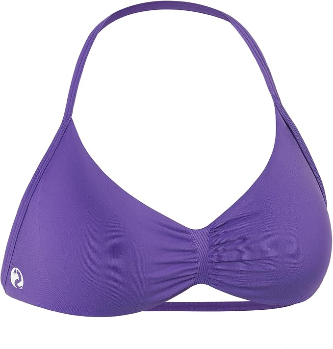 AUROLA Influence Strappy Bra Sports Bras for Women, Backless Padded Impact Strappy Bra Workout Gym Yoga with Removable Cups